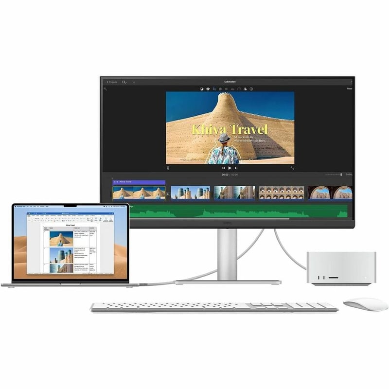 BENQ 31.5IN 4K UHD APPLE MONITOR SILVER-GREYIPS GLOSSYTB4 - Thumbnail 5