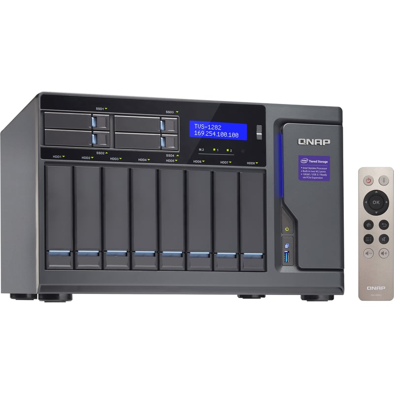 QNAP Turbo NAS TVS-1282-I7-64G SAN/NAS Storage System - Thumbnail 1