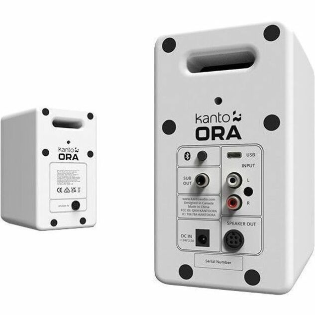 Kanto ORA Bluetooth Speaker System - 50 W RMS - Matte White - Thumbnail 4