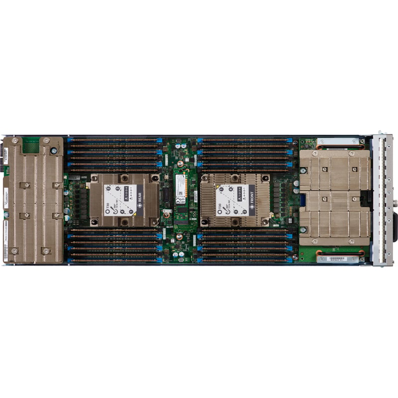 Cisco B200 M5 Blade Server - 2 x Intel Xeon Gold 6140 2.30 GHz - 192 GB RAM - Serial ATA, 12Gb/s SAS Controller - Thumbnail 3