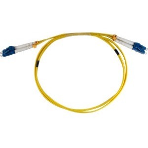 20M FIBER PATCH CORD SINGLEMODE 2MM YELLOW JKT DUPLEX LC - Thumbnail 1