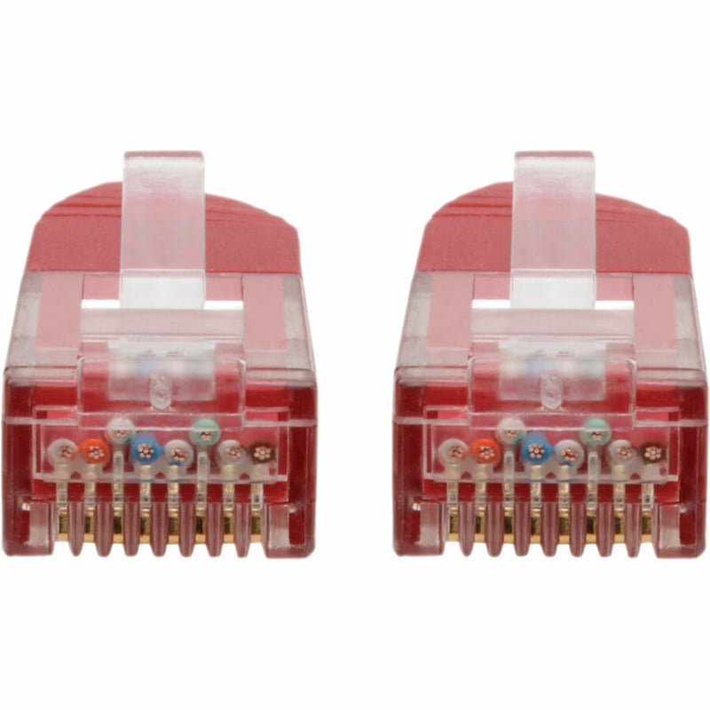 Eaton Tripp Lite Series Cat6 Gigabit Molded (UTP) Ethernet Cable (RJ45 M/M), PoE, Red, 3 ft. (0.91 m) - Thumbnail 2