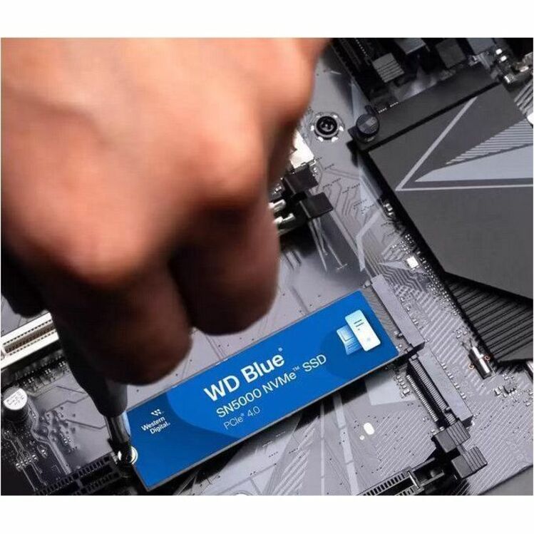 WD Blue SN5000 WDS500G4B0E 500 GB Solid State Drive - M.2 2280 Internal - PCI Express NVMe (PCI Express NVMe 4.0 x4) - Thumbnail 4