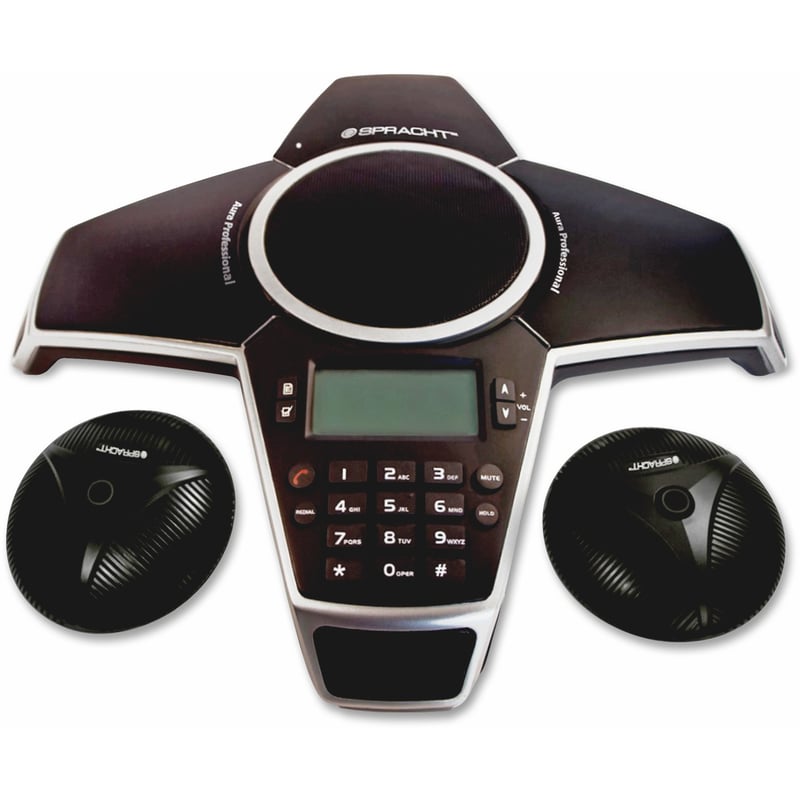 THE AURA PROFESSIONAL FULL-DUPLEX CONFERENCE PHONE IS ANALOG/PSTN, PLUG AND PLAY - Thumbnail 1