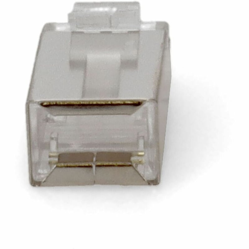 AddOn 100-Pack of Cat6 Shielded RJ-45 Male Non-Terminated Connectors - Thumbnail 4