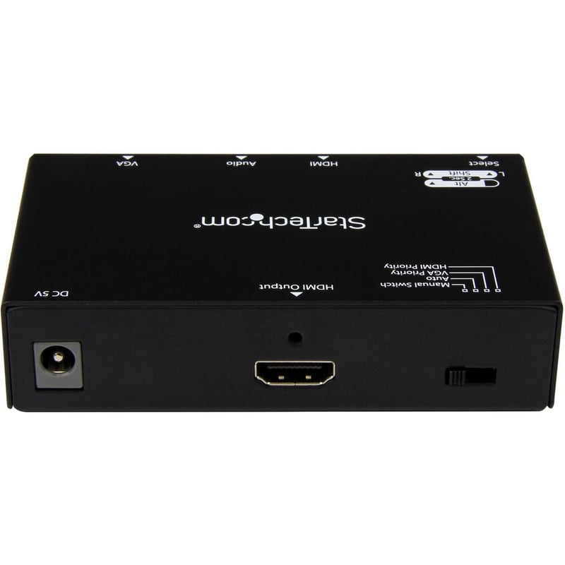StarTech.com 2x1 HDMI + VGA to HDMI Converter Switch w/ Automatic and Priority Switching " 1080p - Thumbnail 3