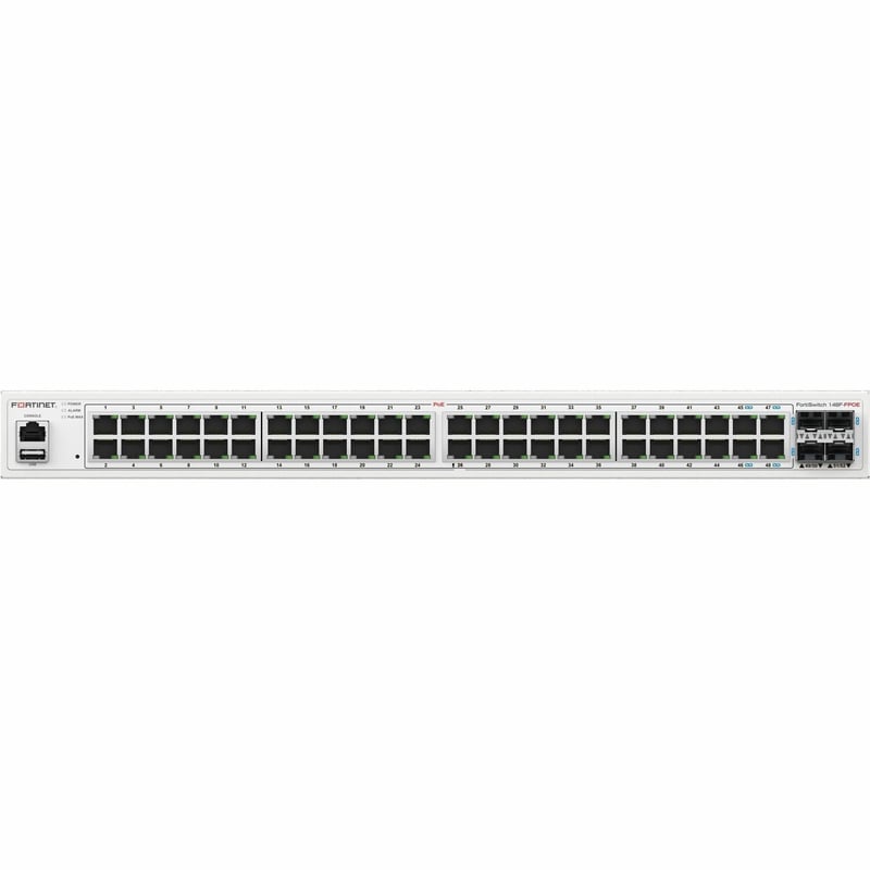 Fortinet FortiSwitch FS-148F-FPOE Ethernet Switch