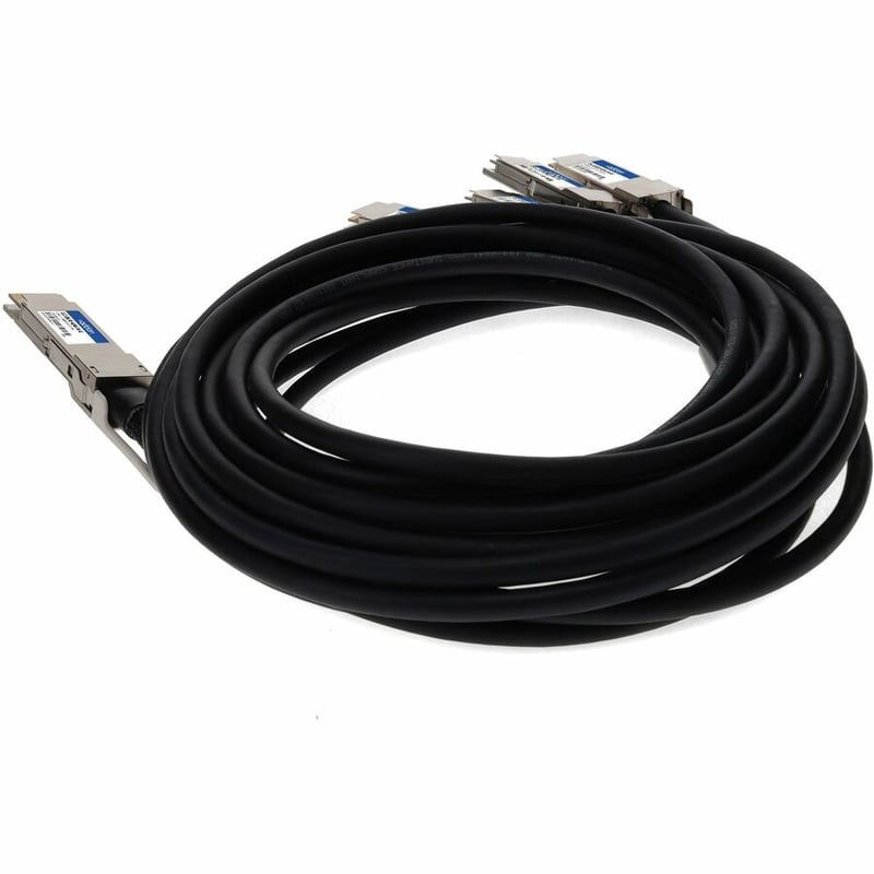 AddOn Dell® DAC-Q56DD-4Q56-1M Compatible TAA Compliant 400GBase-CU QSFP-DD 400G to 4xQSFP56 100G PAM-4 Direct Attach Cable (Passive Twinax, 1m) - Thumbnail 3