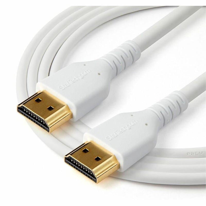 StarTech.com 1m Premium Certified HDMI 2.0 Cable with Ethernet - 3ft High Speed UHD 4K 60Hz HDR Durable Rugged Ultra HD HDMI Monitor Cord - Thumbnail 3