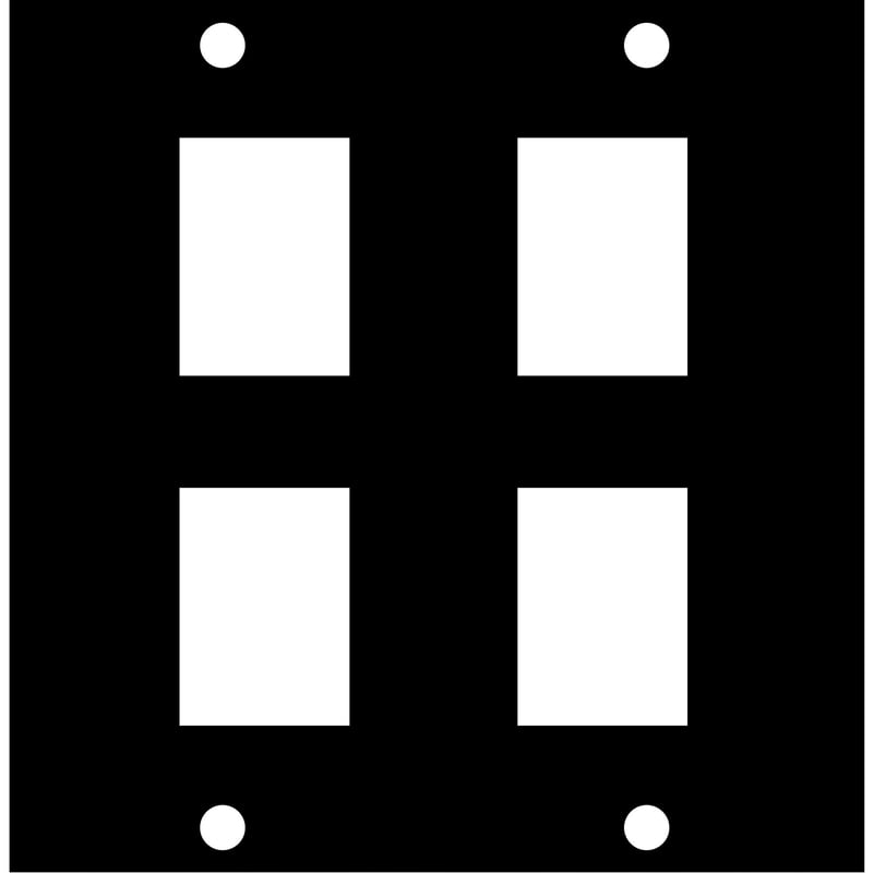 Middle Atlantic UCP Punchout Panel