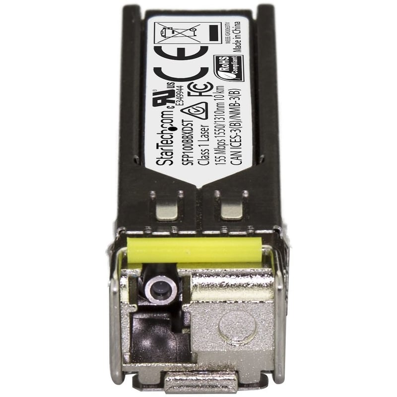 StarTech.com MSA Uncoded SFP Transceiver Module - 100BASE-BX - 100 Mb Ethernet BiDi Fiber (SMF) - Thumbnail 3