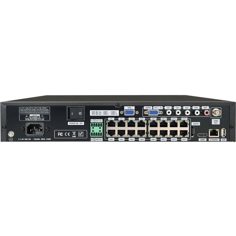 Speco NS Plug & Play Network Video Recorder with Built-In PoE - 8 TB HDD - Thumbnail 2