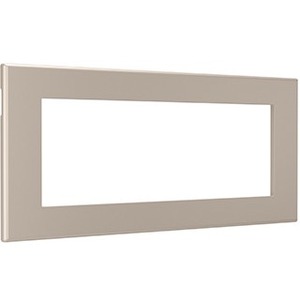 Wiremold Furniture Power Replacement Bezel for Basic Power Unit- Nickel - Thumbnail 1