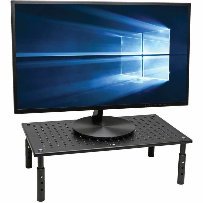 Tripp Lite by Eaton Monitor Riser for Desk 18 x 11 in. - Height Adjustable Metal Black - Thumbnail 2