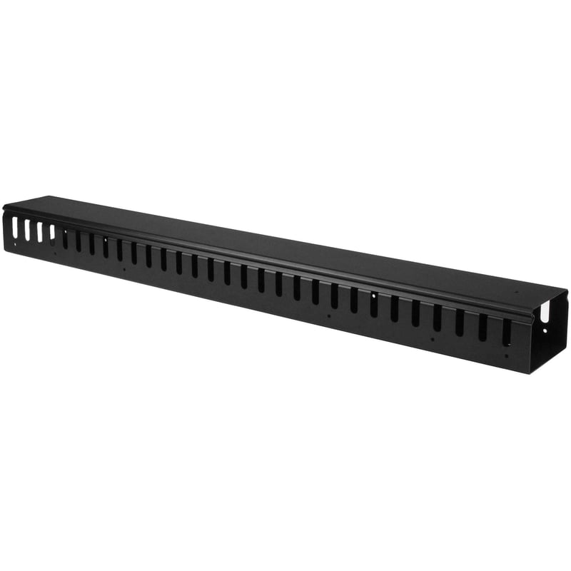 StarTech.com Vertical Cable Organizer with Finger Ducts - Vertical Cable Management Panel - Rack-Mount Cable Raceway - 20U - 3 ft. - Thumbnail 1