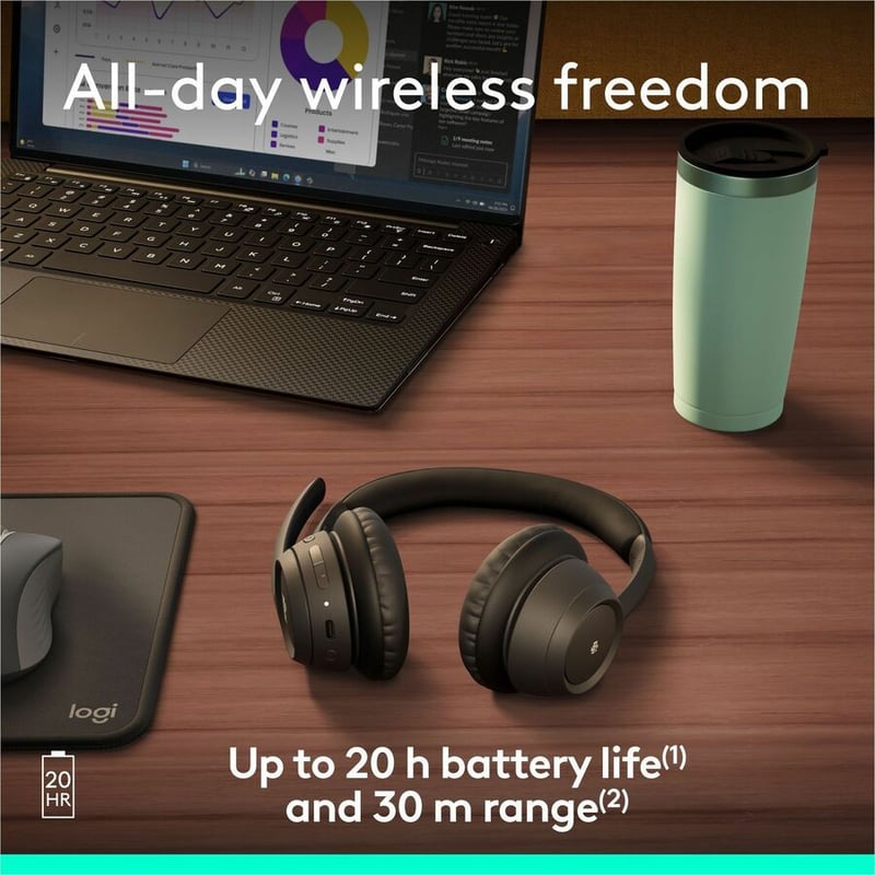 ZONE 305 WRLS HEADSET UC BLACK B2B WITH DONGLE