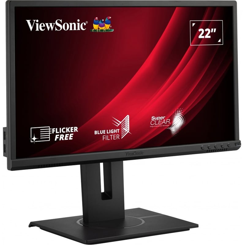 ViewSonic VG2240 22 Inch 1080p Ergonomic Monitor with Integrate USB Hub, HDMI, DisplayPort, VGA Inputs for Home and Office - Thumbnail 5
