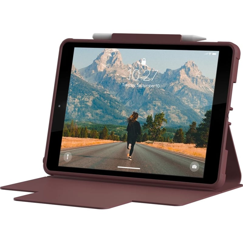 Urban Armor Gear DOT Carrying Case (Folio) for 10.2" Apple iPad (7th Generation), iPad (9th Generation) Tablet - Aubergine - Thumbnail 4