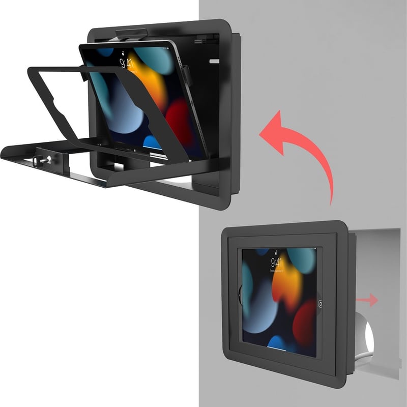 CTA Digital Universal Flush-to-Wall Mount and Secure Locking Enclosure - Thumbnail 5