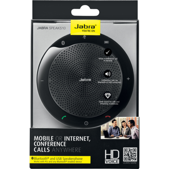Jabra Speak 510 Portable Bluetooth Speaker System - Thumbnail 5