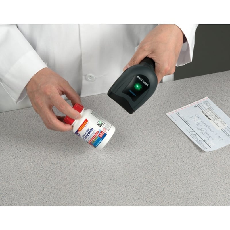 Datalogic QuickScan QD2430 Handheld Barcode Scanner Kit - Thumbnail 2