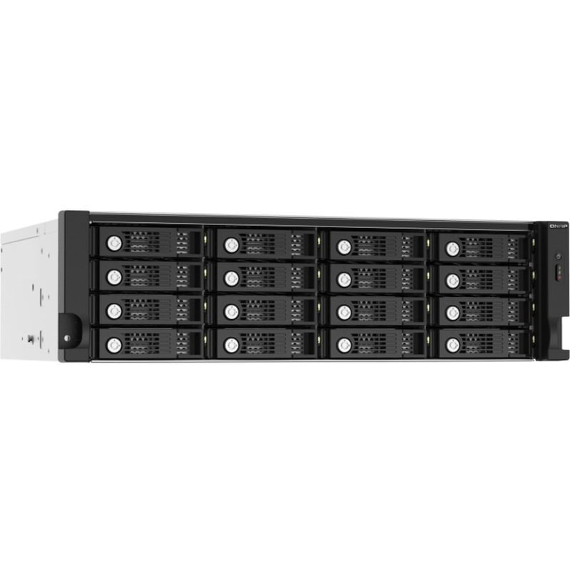 QNAP TL-R1620SEP-RP Drive Enclosure SATA/600 - Mini-SAS HD Host Interface - 3U Rack-mountable - Thumbnail 3