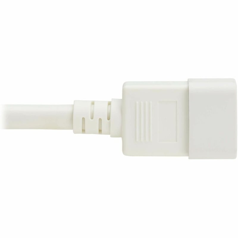 POWER CORD C20 C21 HEAVY-DUTY 20A 250V 12 AWG 6FT WHITE - Thumbnail 5
