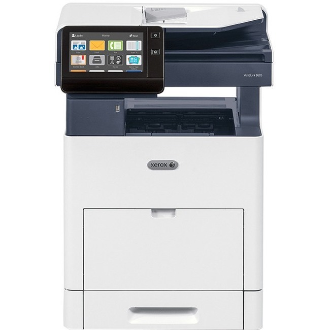 Xerox VersaLink B615 LED Multifunction Printer-Monochrome-Copier/Fax/Scanner-58 ppm Mono Print-1200x1200 Print-Automatic Duplex Print-275000 Pages Monthly-700 sheets Input-Color Scanner-600 Optical Scan-Monochrome Fax-Gigabit Ethernet - Thumbnail 1