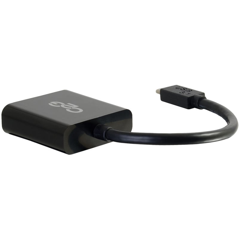 C2G USB C to DisplayPort Adapter - USB C to DP Adapter - 4K 30Hz - Black - M/M - Thumbnail 3