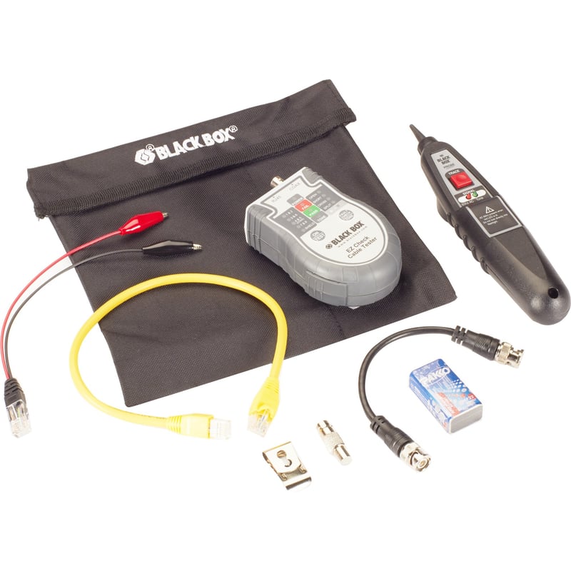 Black Box EZ Check Cable Tester with Tone Generation and Probe - Thumbnail 1