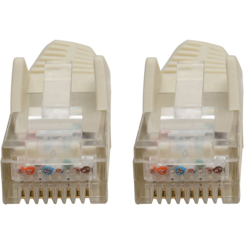 Eaton Tripp Lite Series Cat6 Gigabit Snagless Molded (UTP) Ethernet Cable (RJ45 M/M), PoE, White, 6-in. (15.24 cm) - Thumbnail 3