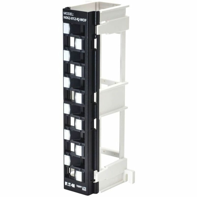 Eaton Tripp Lite Series 12-Port Wall-Mount Patch Panel for UTP Keystone Jacks, Offset Ports, TAA - Thumbnail 1