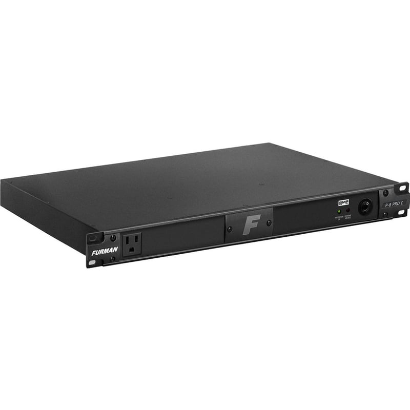 Furman 20A Advanced Power Conditioner W/SMP, No Lights, 9 Outlets, 1RU, 10Ft Cord - Thumbnail 2