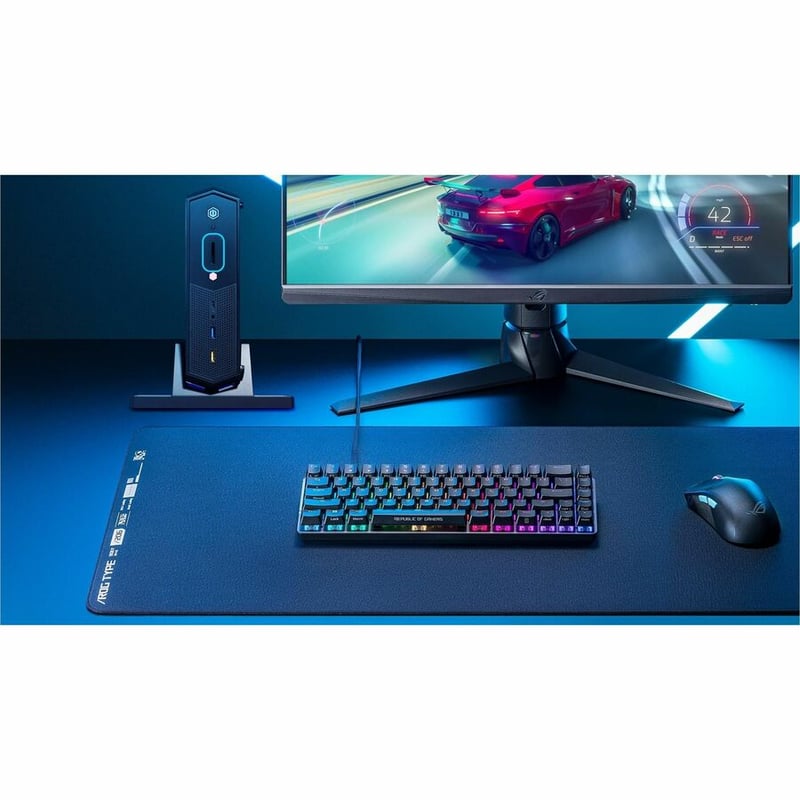 Asus NUC 12 Enthusiast NUC12SNKi72 Barebone System - Mini PC - Socket BGA-1744 - 1 x Processor Support - 1 Core i7 12th Gen i7-12700H Tetradeca-core (14 Core) - Thumbnail 3