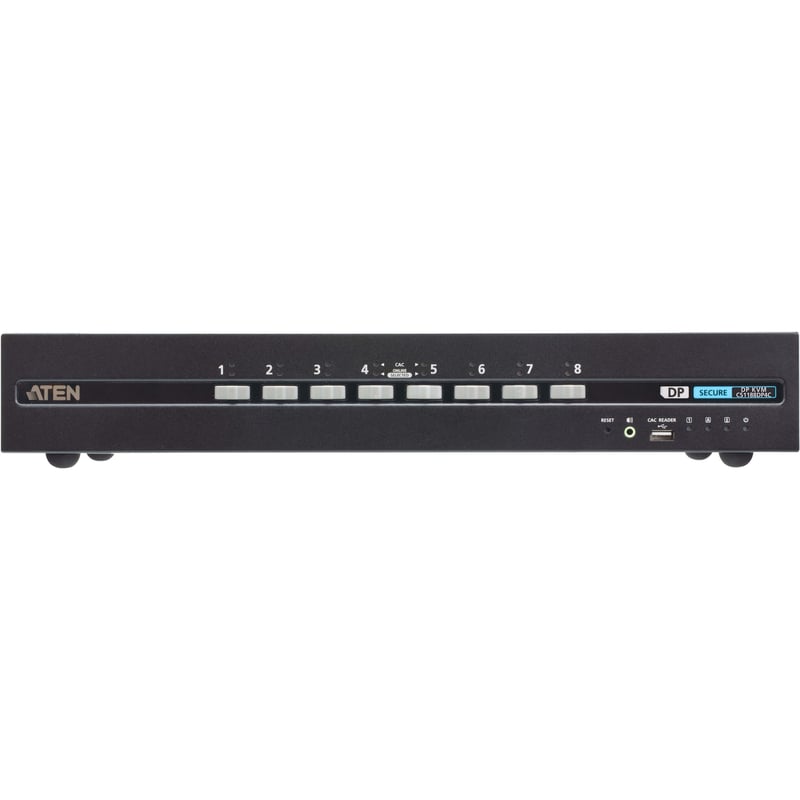 ATEN 8-Port USB DisplayPort Secure KVM Switch with CAC (PSD PP v4.0 Compliant) - Thumbnail 1