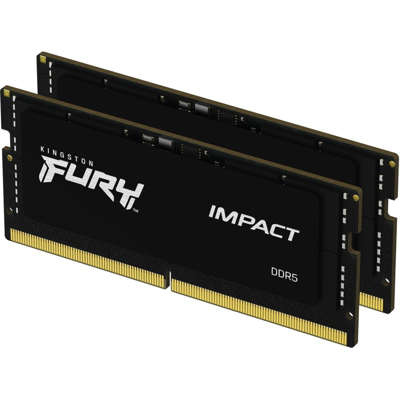 Kingston FURY Impact 16GB (2 x 8GB) DDR5 SDRAM Memory Kit - Thumbnail 1