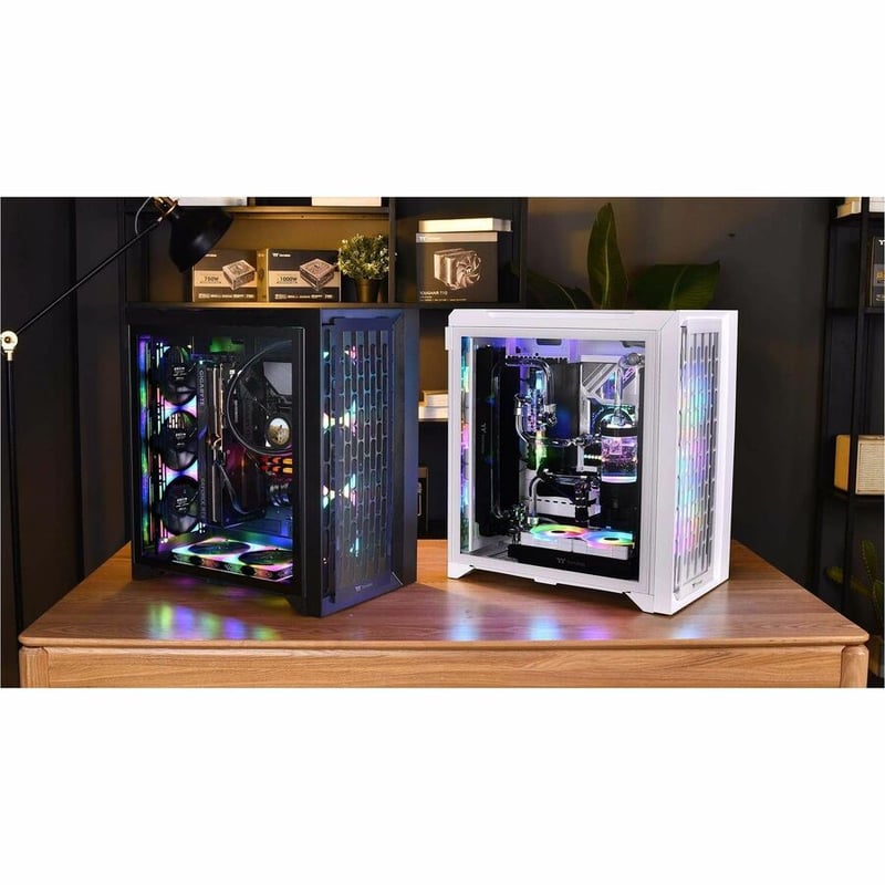 Thermaltake CTE C700 TG ARGB Snow Mid Tower Chassis - Thumbnail 3