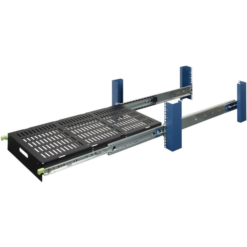Rack Solutions 2U Extreme Heavy Duty Sliding Shelf 28in Depth (500 lbs) - Thumbnail 4
