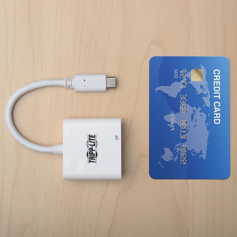 Tripp Lite by Eaton USB C to DisplayPort Video Adapter Converter w/ USB-C PD Charging Port, USB Type C to DP, USB-C, USB Type-C 6in - Thumbnail 4