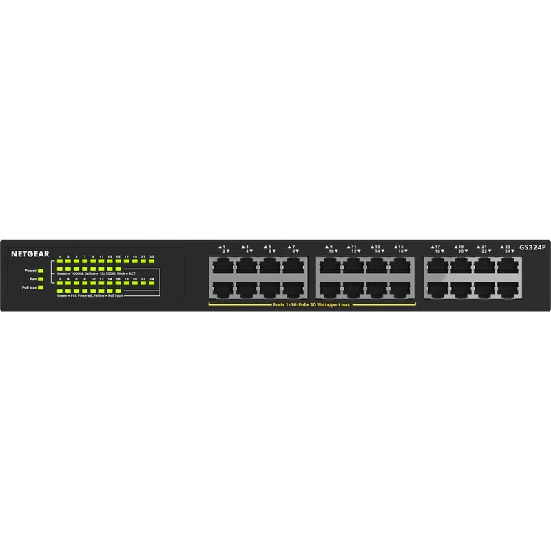 Netgear GS324P Ethernet Switch - Thumbnail 2