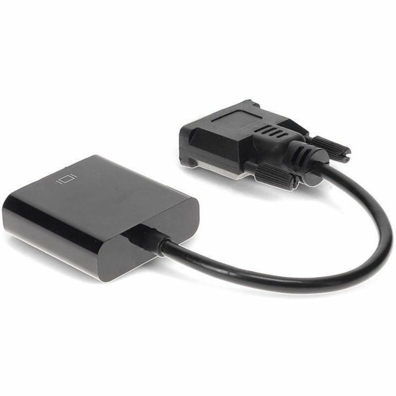 DVI-D Single Link (18+1 pin) Male to VGA Female Black Active Adapter For Resolution Up to 1920x1200 (WUXGA) - Thumbnail 3