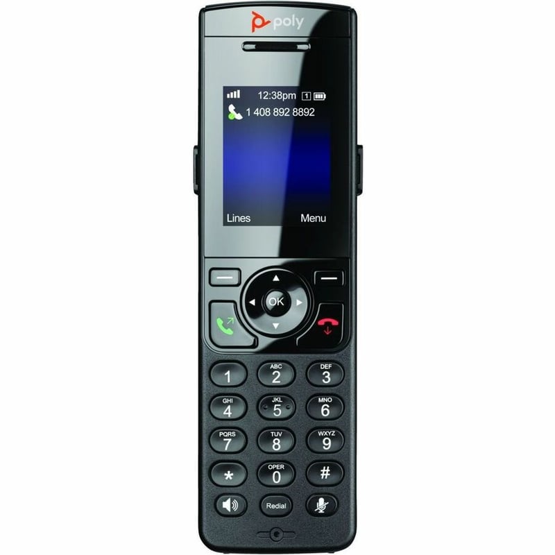 Poly VVX D230 DECT Phone Handset and Charging Cradle with Power Supply - Thumbnail 5