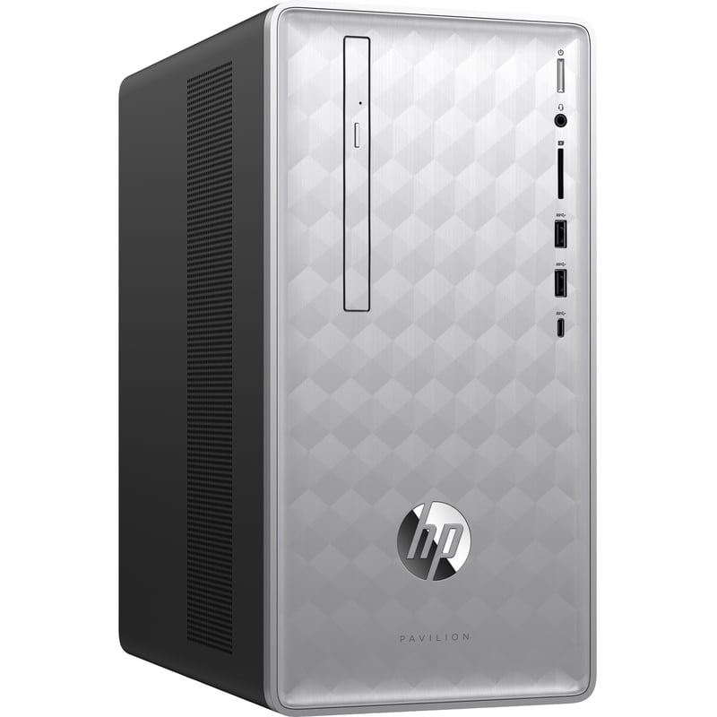 HP Pavilion 590-P0000 590-p0050 Desktop Computer - Intel Core i5 8th Gen i5-8400 - 8 GB - 1 TB HDD - 16 GB SSD - Thumbnail 1