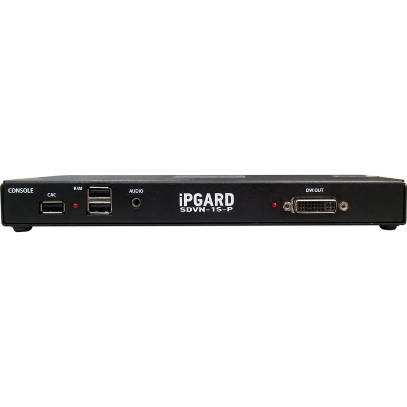 iPGARD Secure 1-Port, Single-Head DVI KVM Switch with Dedicated CAC Port & 4K Support - Thumbnail 4