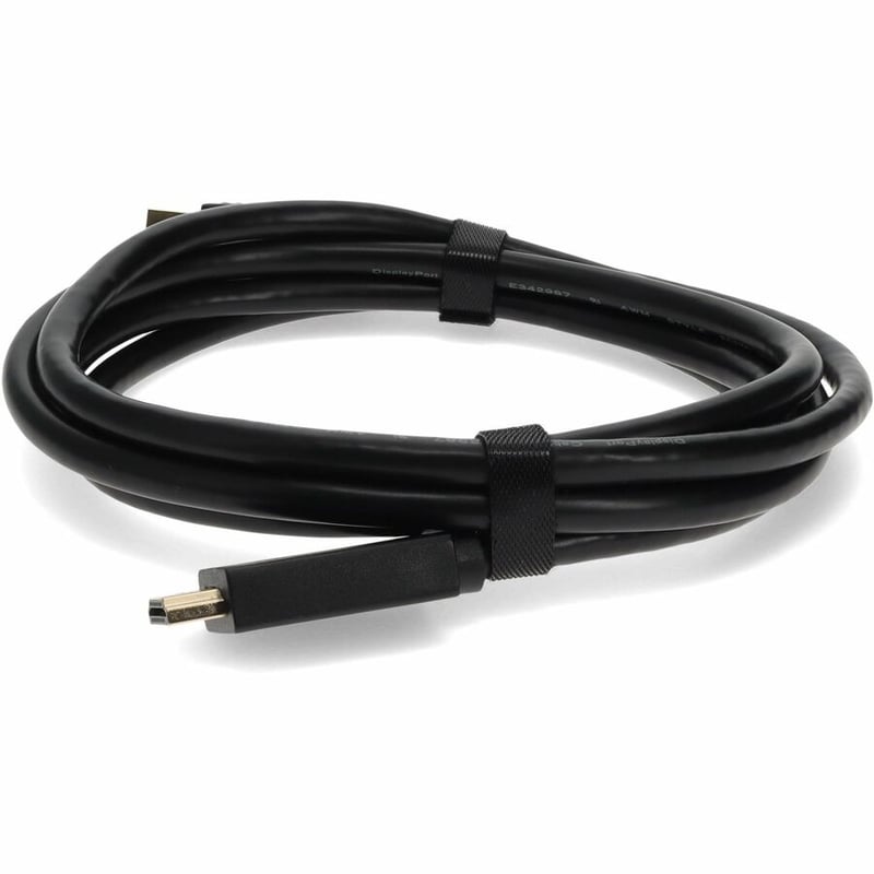 AddOn 15ft DisplayPort Male to HDMI Male Black Cable Which Requires DP++ For Resolution Up to 2560x1600 (WQXGA) - Thumbnail 2