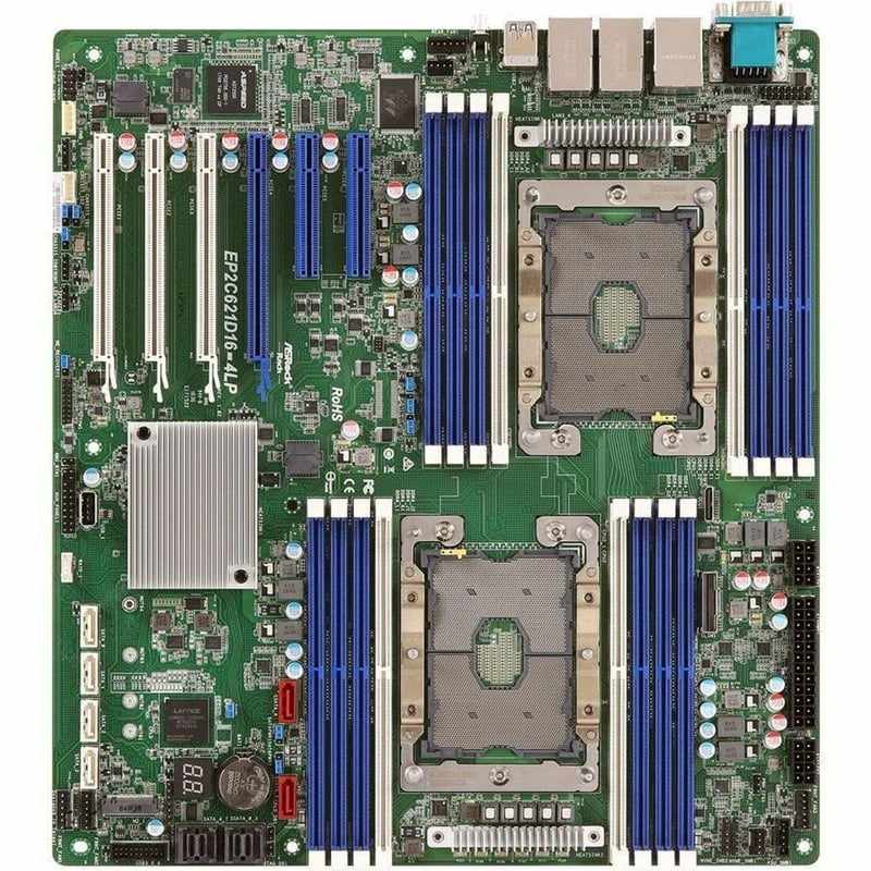 ASROCK RACK EP2C621D16-4LP EEB SERVER MOTHERBOARD DUAL SOCKET LGA 3647 INTEL C62 - Thumbnail 1