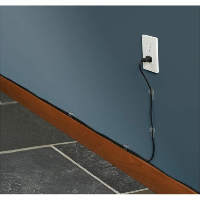 Command Clear Round Cord Clips Value Pack - Thumbnail 4