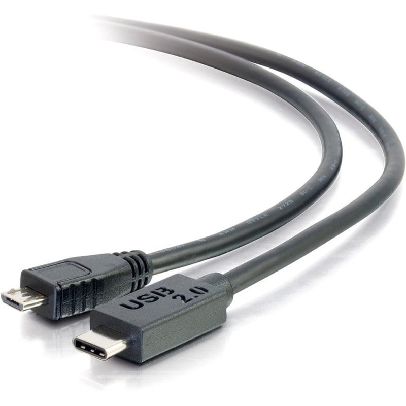 THIS USB 2.0 USB-C TO USB-MICRO B CABLE IS THE PERFECT SOLUTION FOR CONNECTING A - Thumbnail 1