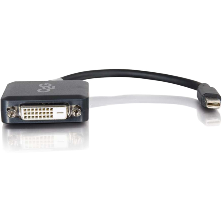8IN MINI DISPLAYPORT M TO DVI F ADAPTER CONVERTER BLACK - Thumbnail 4