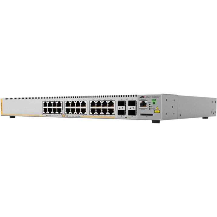 Allied Telesis L3 Switch with 24 x 10/100/1000T PoE Ports and 4 x 100/1000X SFP Ports - Thumbnail 3